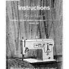 Singer 348 Style Mate Sewing Machine Instruction Manual - User Manual - Complete User Guide - Englis