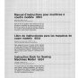 Singer 8734 - 8834 Sewing Machine Instruction Manual - User Manual - Complete User Guide - English