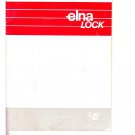 Elna Lock L4 Sewing Machine Instruction Manual - User Manual - Complete User Guide