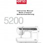 Elna 5200 Sewing Machine Instruction Manual - User Manual - Complete User Guide