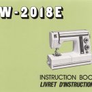 Janome SW-2018E Sewing Machine Instruction Manual - User Manual - Complete User Guide