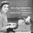 Remington Noiseless 10-1950 Typewriter Instruction Manual - User Manual - Complete User Guide