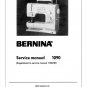 Bernina 1090 Sewing Machine Service Manual - Workshop Manual - English