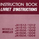 Janome JA1504 - JA1506 - JA1508 - JA1510 - JA1512 - JA1304 - JA1306 - JA1308 - JA1310 - JA1312 Sewin