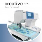 Pfaff Creative 2134 Sewing Machine Instruction Manual - User Manual - Complete User Guide - English