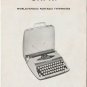Smith Corona Capri Typewriter Instruction Manual - User Manual - Complete User Guide