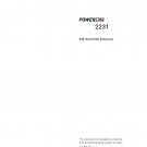 PFAFF Powerline 2231 Sewing Machine Instruction Manual - User Manual - Complete User Guide - English