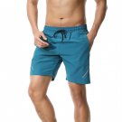 Mens Running Shorts Fitness Shorts Sport Short Malachite Blue Basketball Shorts