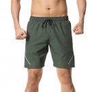 Mens Running Shorts Fitness Shorts Sport Short Military Green Basketball Shorts