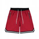 Men's Sports Basketball Shorts Mesh Quick Dry Casual Breathable Red Shorts