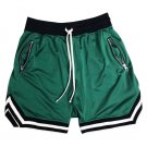 Men's Sports Basketball Shorts Mesh Casual Breathable Green Shorts