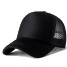 Unisex Mesh Cap Solid Fit Blank Baseball Caps Women Trucker Sun Hats Black Unisex Mesh Cap Solid Fit Blank Baseball Caps Women Trucker Sun Hats Black