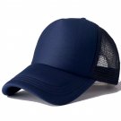 Unisex Mesh Cap Solid Fit Blank Baseball Caps Women Trucker Sun Hats Navy Unisex Mesh Cap Solid Fit Blank Baseball Caps Women Trucker Sun Hats Navy