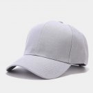 Unisex Summer Baseball Cap Sun Hat Hip-hop Hat Outdoor Sports Light grey Cap