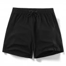 Summer Ice Silk Quick Dry Short Men Breathable Running Training Pocket Black Shorts