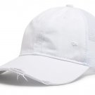 Men Outdoor Mesh Baseball Cap Summer Casual Sun Visor Hip Hop Cap White Men Outdoor Mesh Baseball Cap Summer Casual Sun Visor Hip Hop Cap White