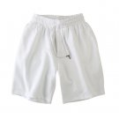 Casual Shorts Men Board Shorts Breathable Beach Shorts Fitness Basketball Sports White Short