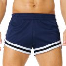 Men's Mesh Running Shorts Quick Dry Athletic Navy Shorts