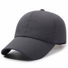 Summer Quick-Dry Men Baseball Cap Sun Protection Hat Sports Cap Dark Grey Hat Summer Quick-Dry Men Baseball Cap Sun Protection Hat Sports Cap Dark Grey Hat