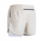 Summer Men Sports Shorts Basketball Training Loose Breathable Running Beige Shorts