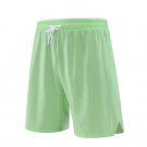 Men Student Basketball Shorts Men's Sport Hiking Running Fitness Light Green Shorts