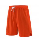 Men Student Basketball Shorts Men's Sport Hiking Running Fitness Orange Shorts