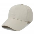 Summer Baseball Cap Women's Athleisure Hat Mesh Visor Hat Brown Cap