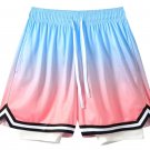 Men Basketball Shorts Running Fitness Sport Gym Yoga Workout Blue Pink Short