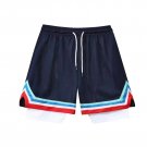 Student Basketball Shorts Men's Sport Jogging Running Fitness Deep blue Shorts