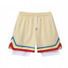 Student Basketball Shorts Men's Sport Jogging Running Fitness Yellow Shorts