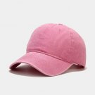 Cotton Baseball Cap Men Women Casual Outdoor Trucker pink Hat