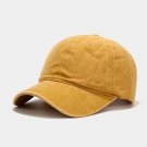 Cotton Baseball Cap Men Women Casual Outdoor Trucker yellow Hat