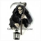 Grim Reaper Holding Candle Lantern