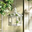 WHITE GAZEBO BIRDFEEDER