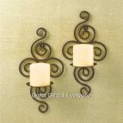 SCROLLWORK CANDLE SCONCES