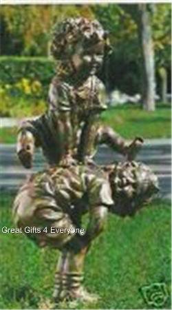 LEAPFROG GARDEN STATUE