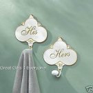 HIS 'N HERS TOWEL HANGERS