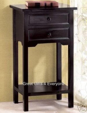 BLACK SIDE TABLE