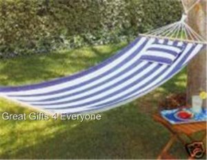 BLUE STRIPED HAMMOCK
