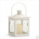 SET OF 5 SMALL WHITE LANTERNS