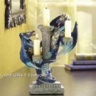 BLUE DRAGON CANDLEHOLDER