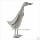 CARVED WOODEN SAGE DUCK