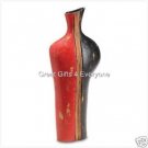 BLACK AND RED VASE