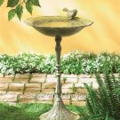 ANTIQUE IRON BIRDBATH