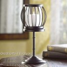 SET OF 2 BIRDCAGE CANDLEHOLDERS