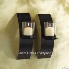 MOD ART CANDLE SCONCE DUO