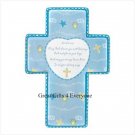 BABY BOY PRAYER CROSS
