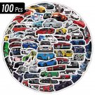 10/50/100 Pcs Retrofit Racing Car Graffiti Stickers Laptop Guitar Luggage Bike Skateboard
