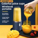 Double Cup Multifunction Usb Fruit Mixers Juicers Portable - Pink & Blue