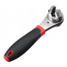 Multi-functional Adjustable 6-22mm Universal Ratchet Wrench Chrome Molybdenum Steel Straight Handle